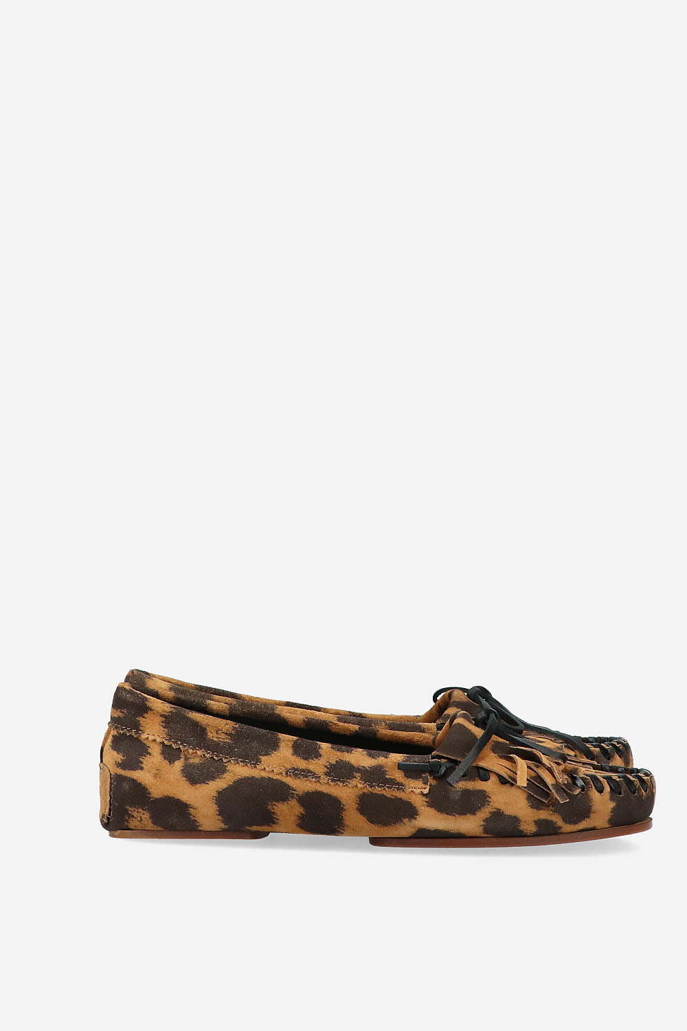 Indiana printed suede loafers