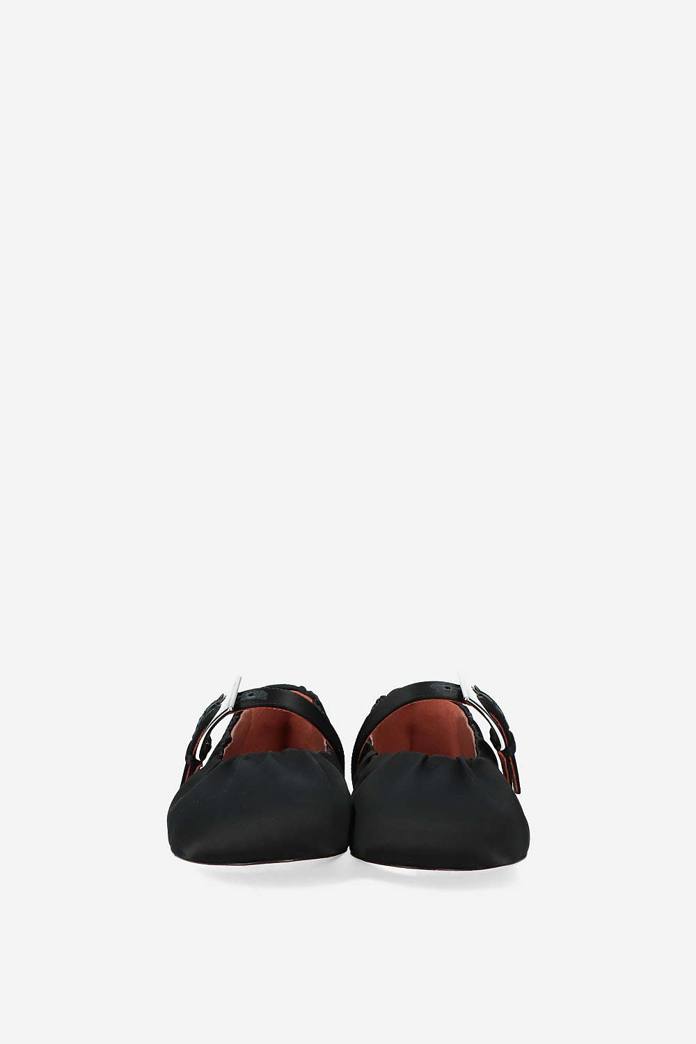 Sveva plisse sarin buckle ballerinas