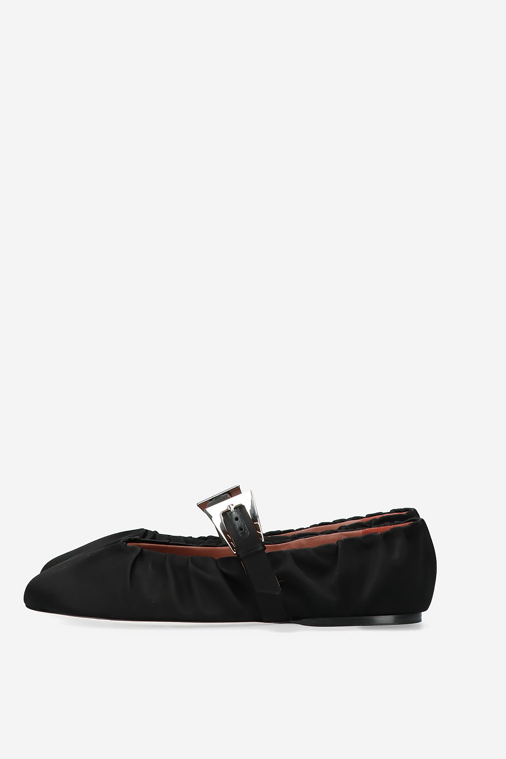 Sveva plisse sarin buckle ballerinas