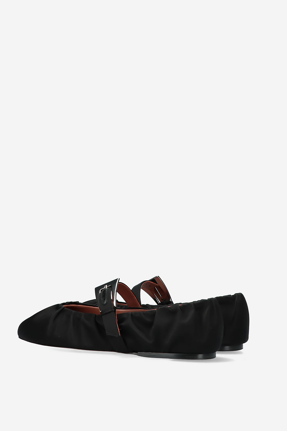 Sveva plisse sarin buckle ballerinas