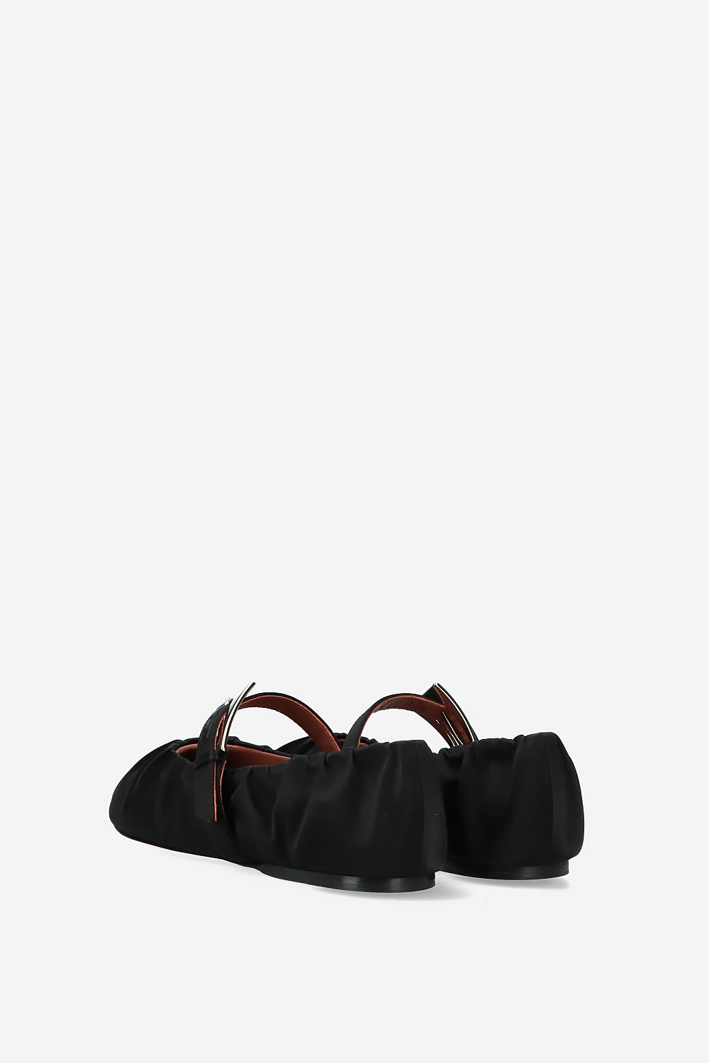 Sveva plisse sarin buckle ballerinas