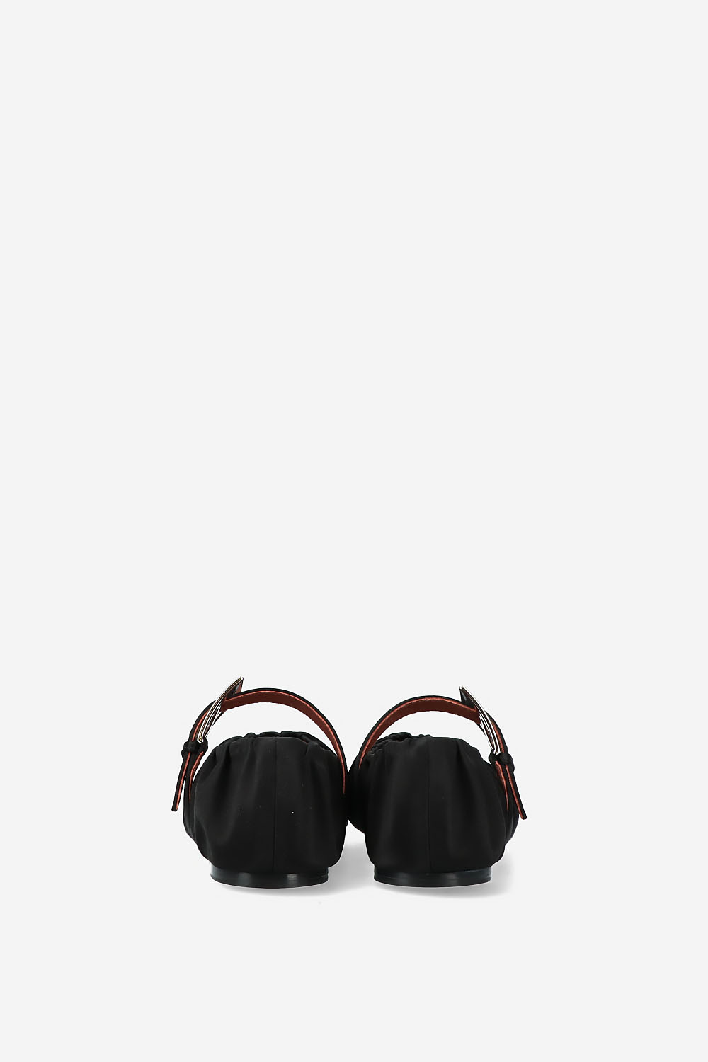 Sveva plisse sarin buckle ballerinas