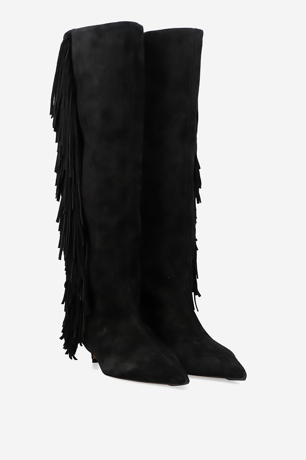 Jessie 35 fringe suede boots