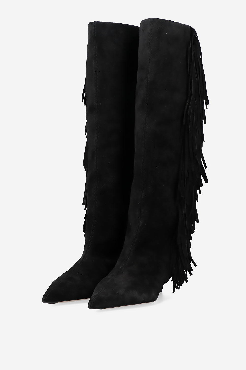 Jessie 35 fringe suede boots