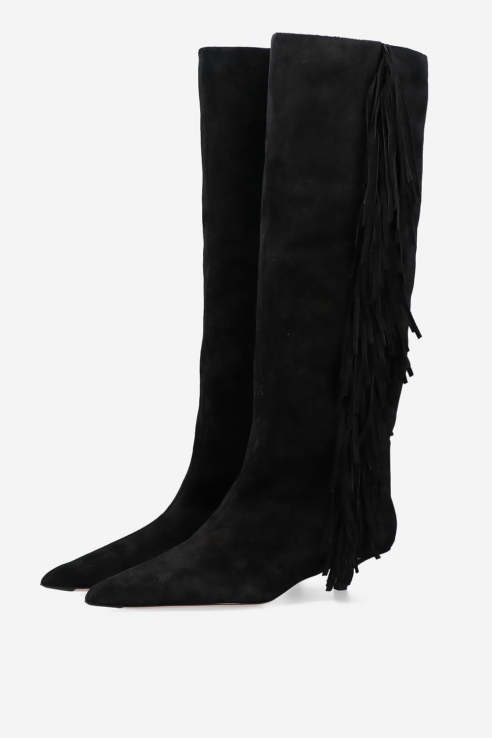 Jessie 35 fringe suede boots