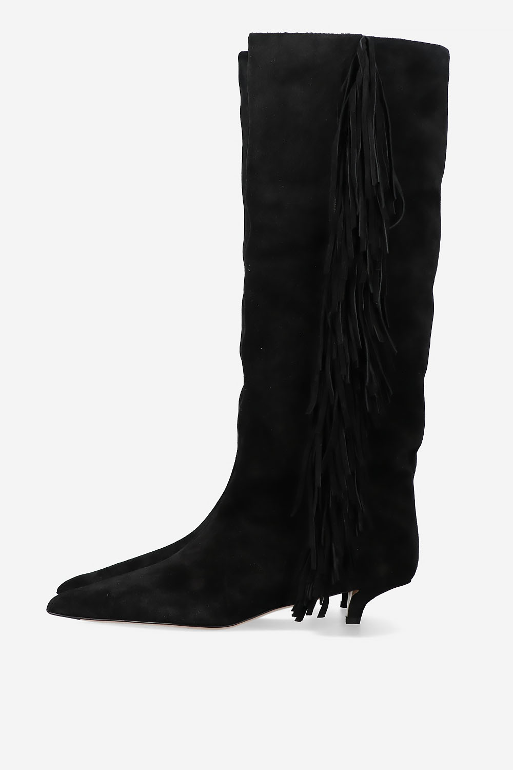Jessie 35 fringe suede boots