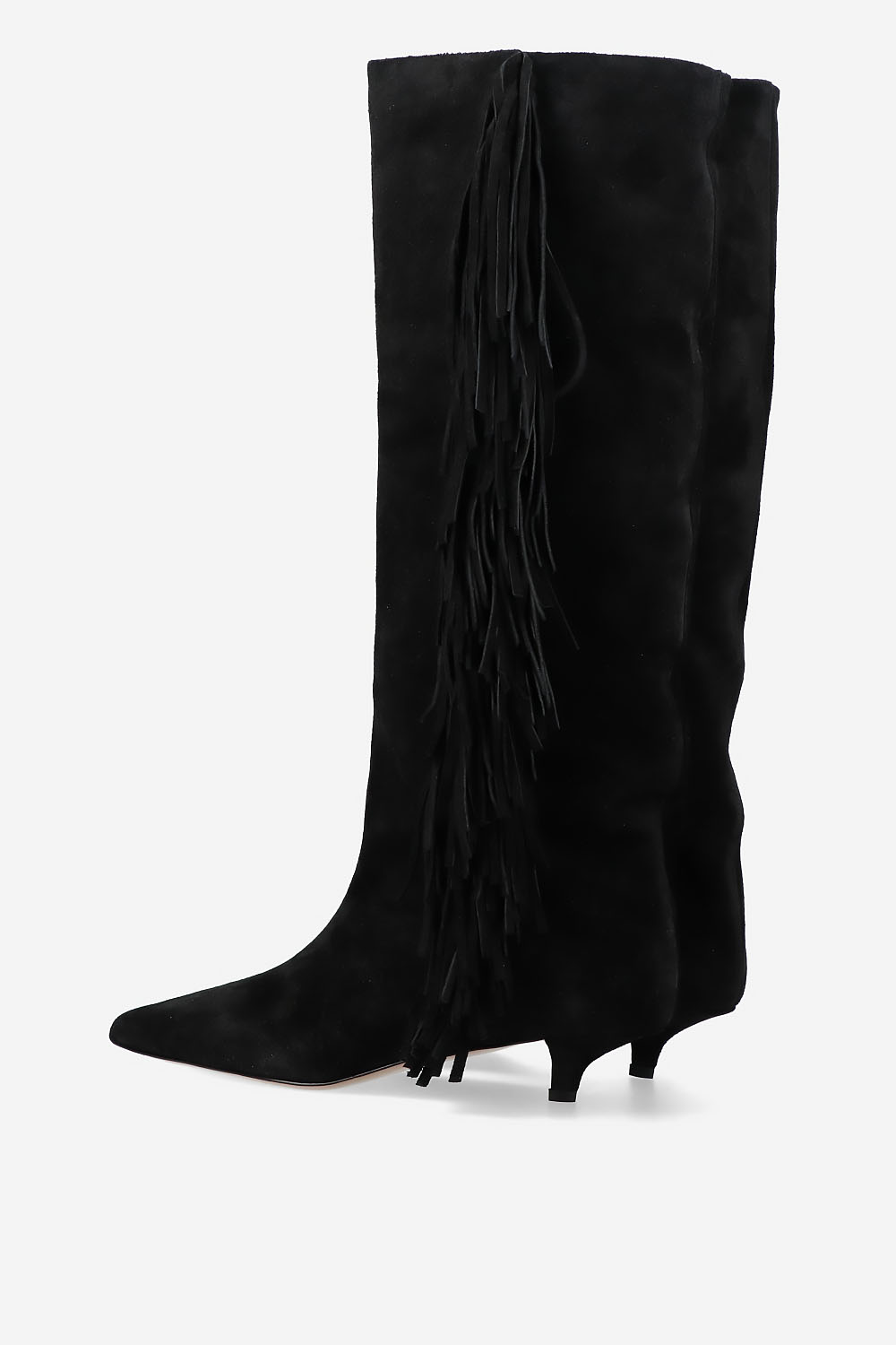 Jessie 35 fringe suede boots