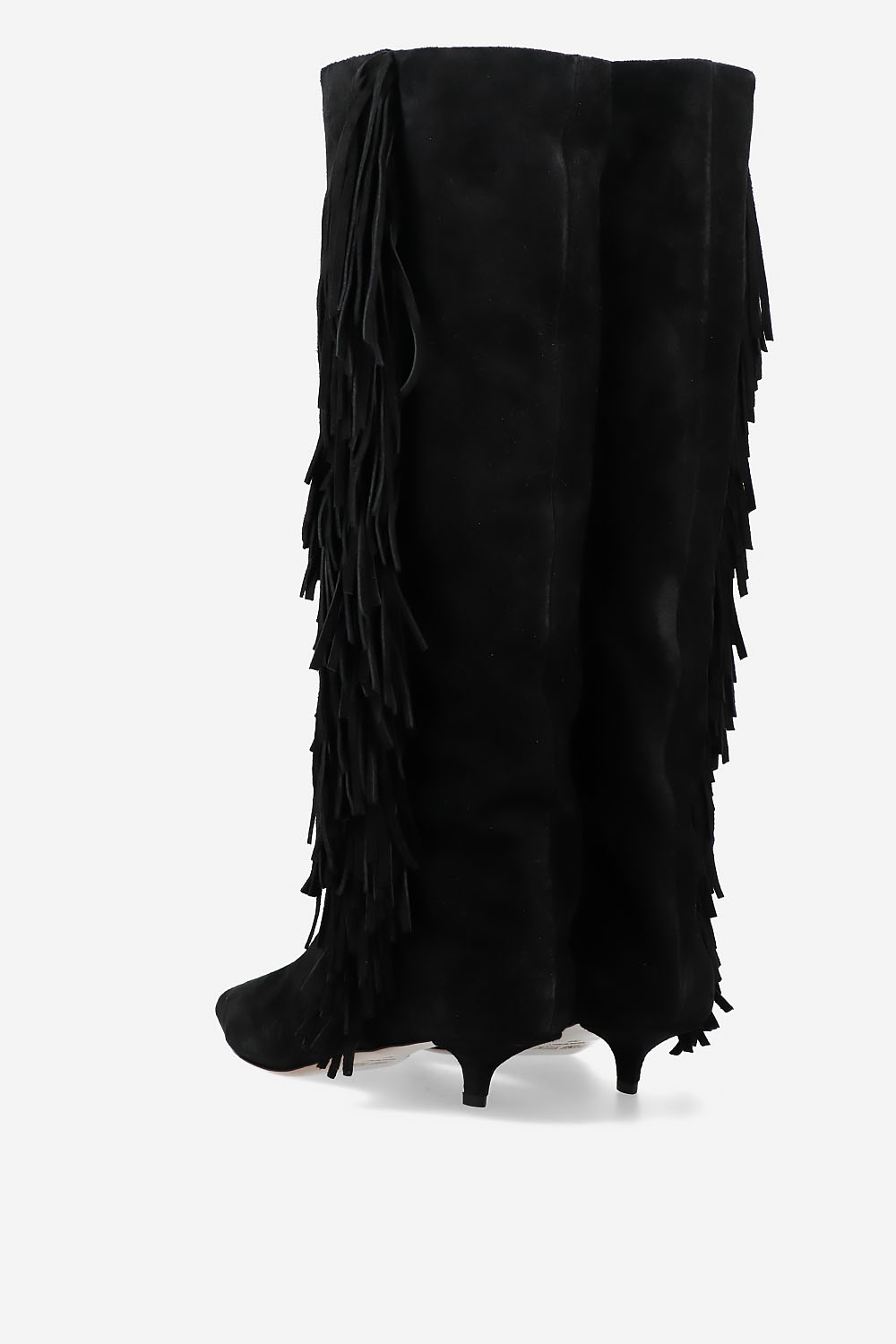 Jessie 35 fringe suede boots