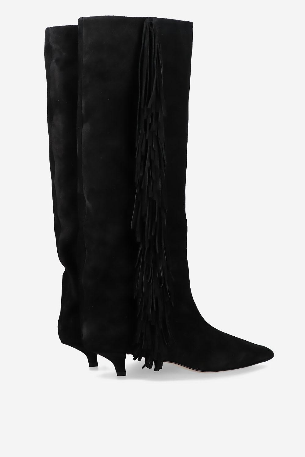 Jessie 35 fringe suede boots