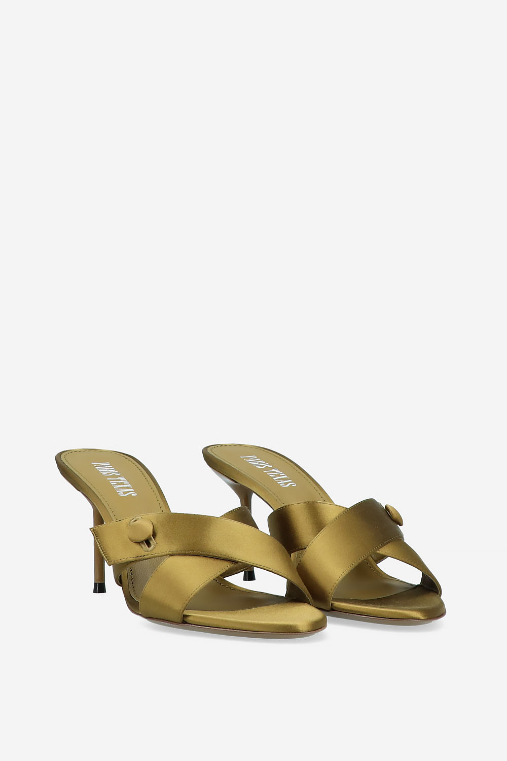 Lidia satin couture mules