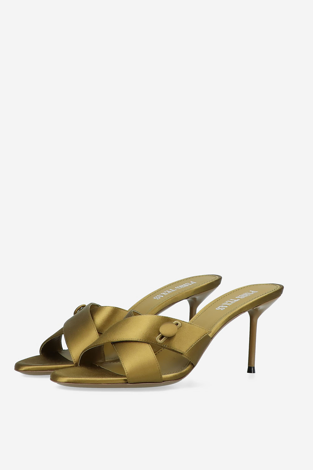 Lidia satin couture mules