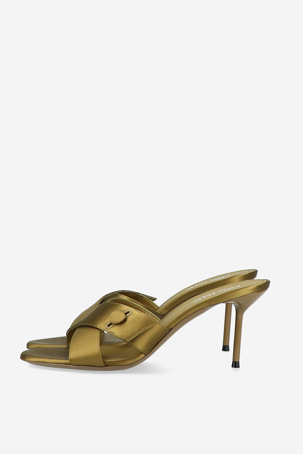 Lidia satin couture mules
