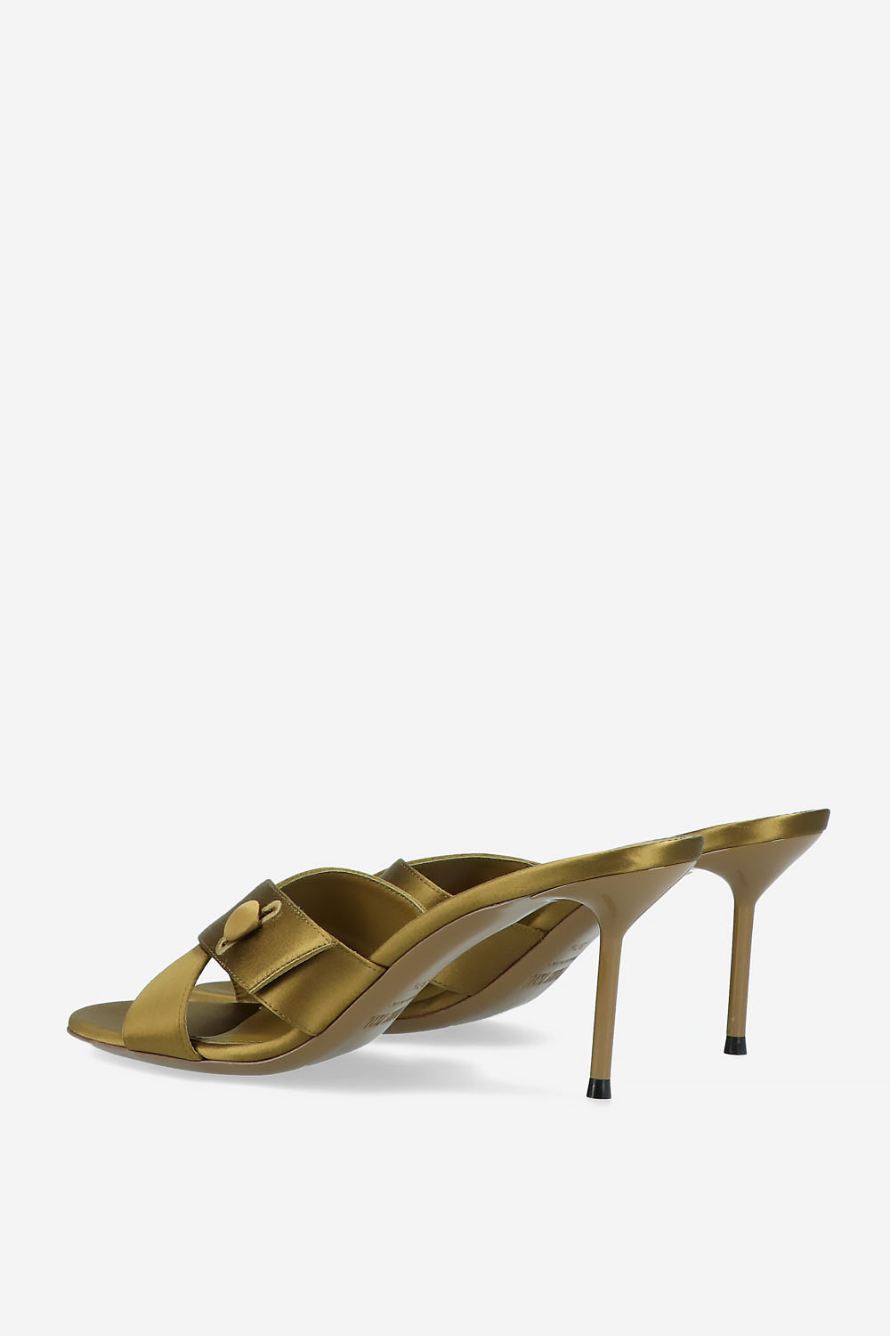 Lidia satin couture mules