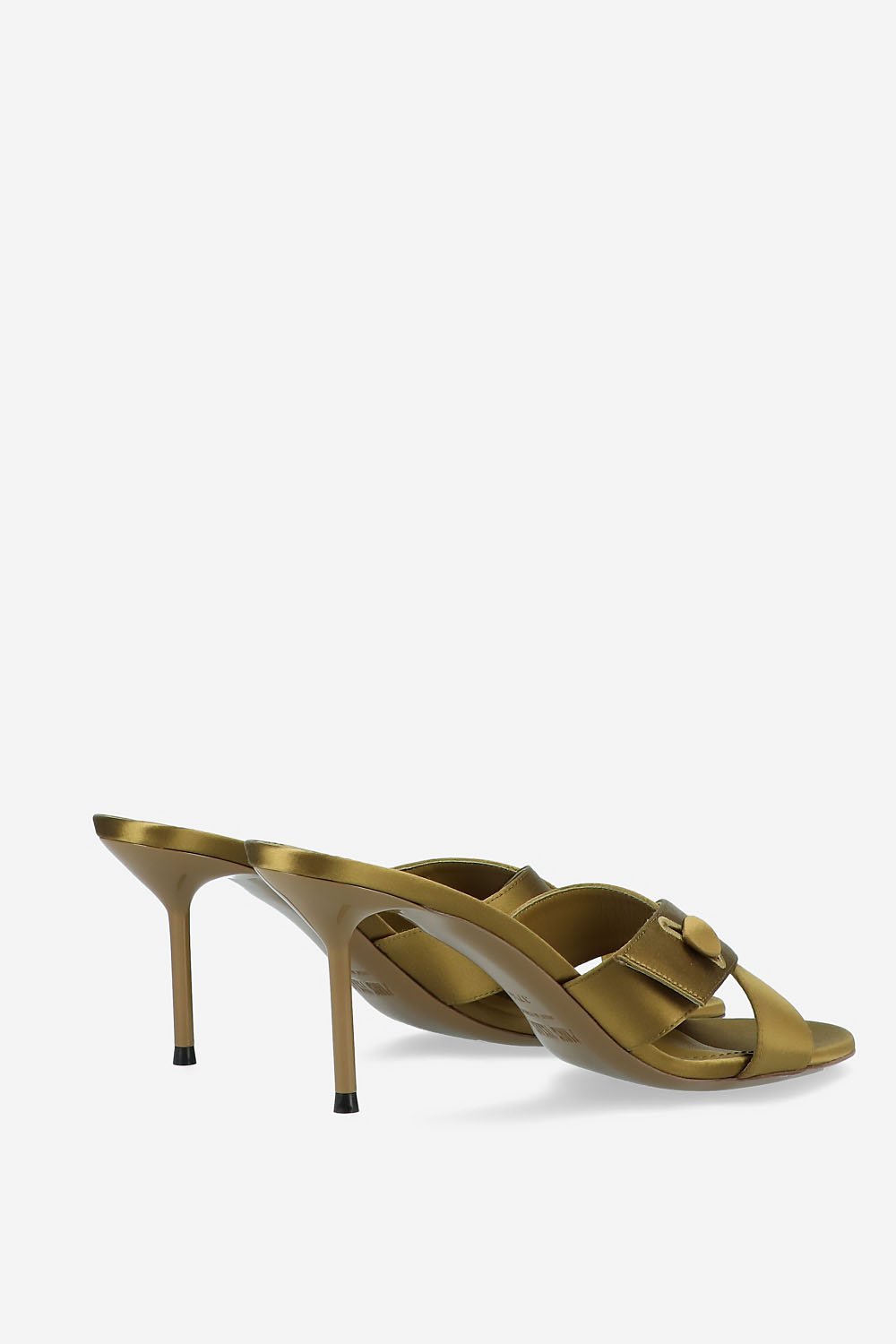 Lidia satin couture mules