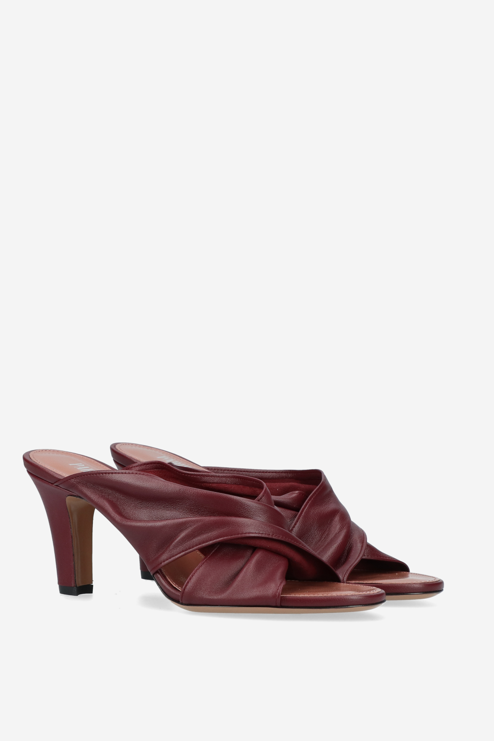 Maria leather mules