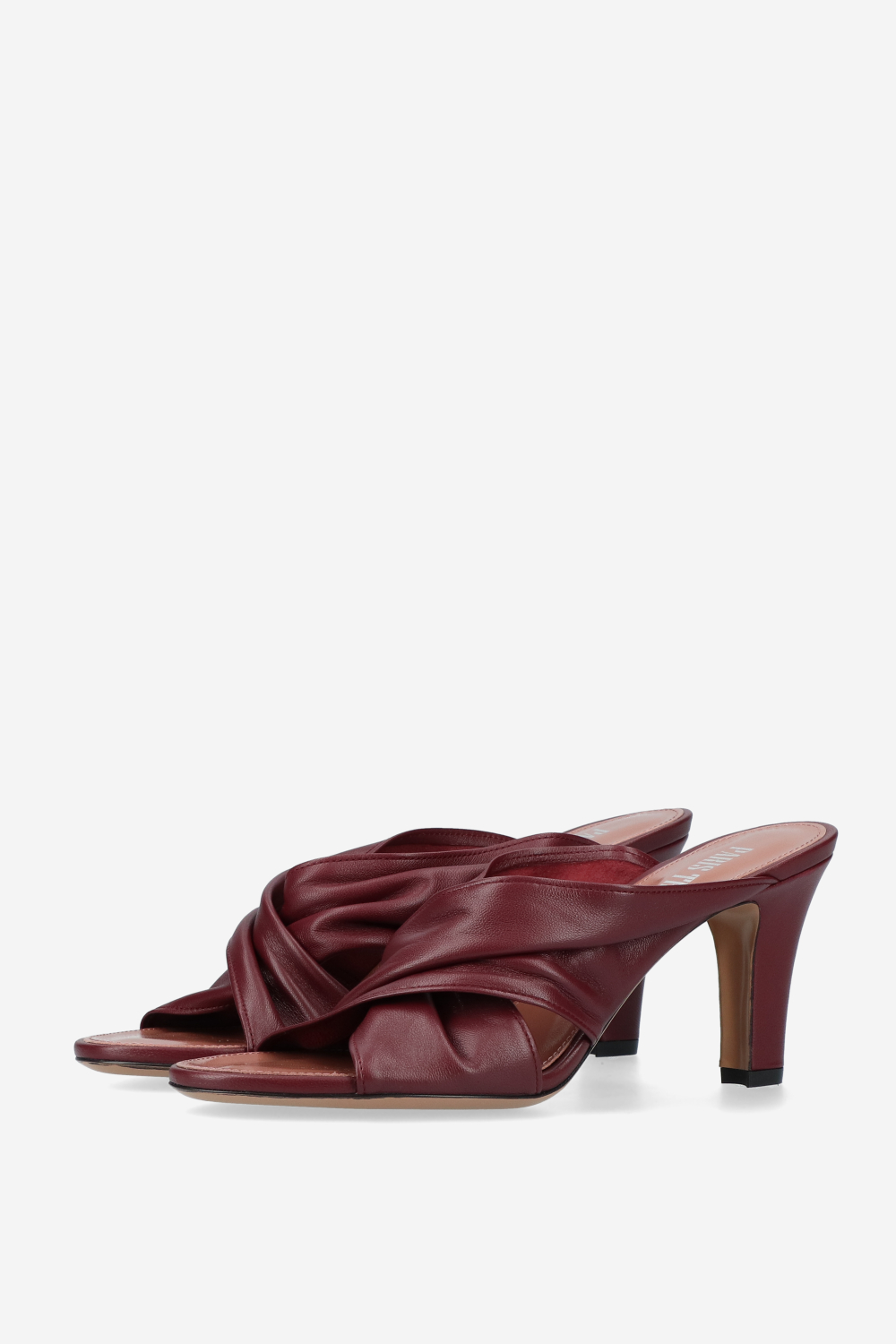 Maria leather mules