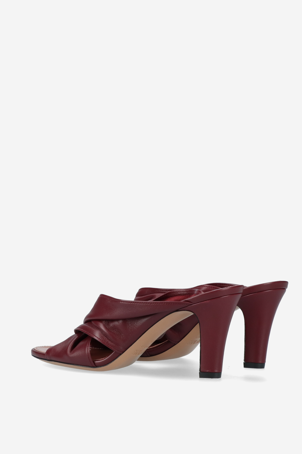 Maria leather mules
