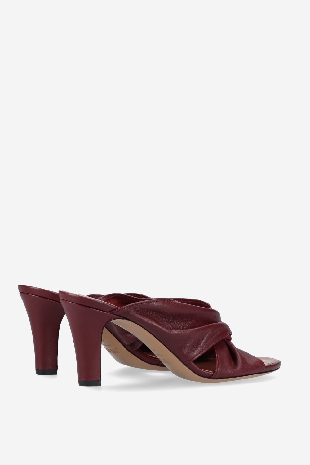 Maria leather mules