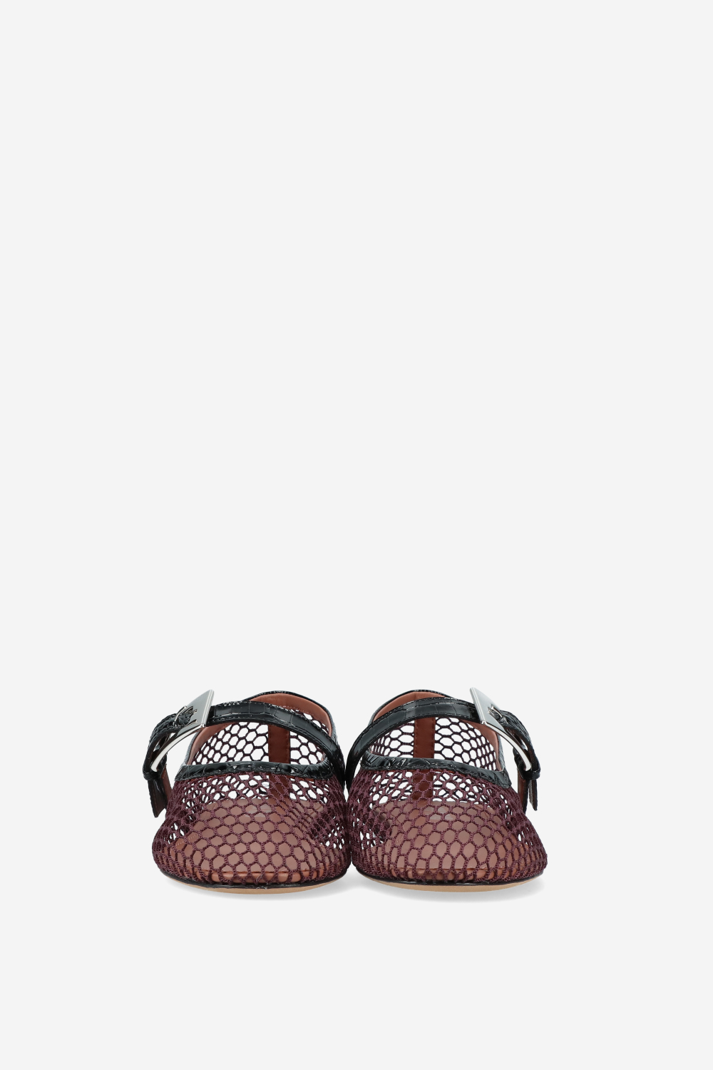 Sveva buckle mesh ballet flat