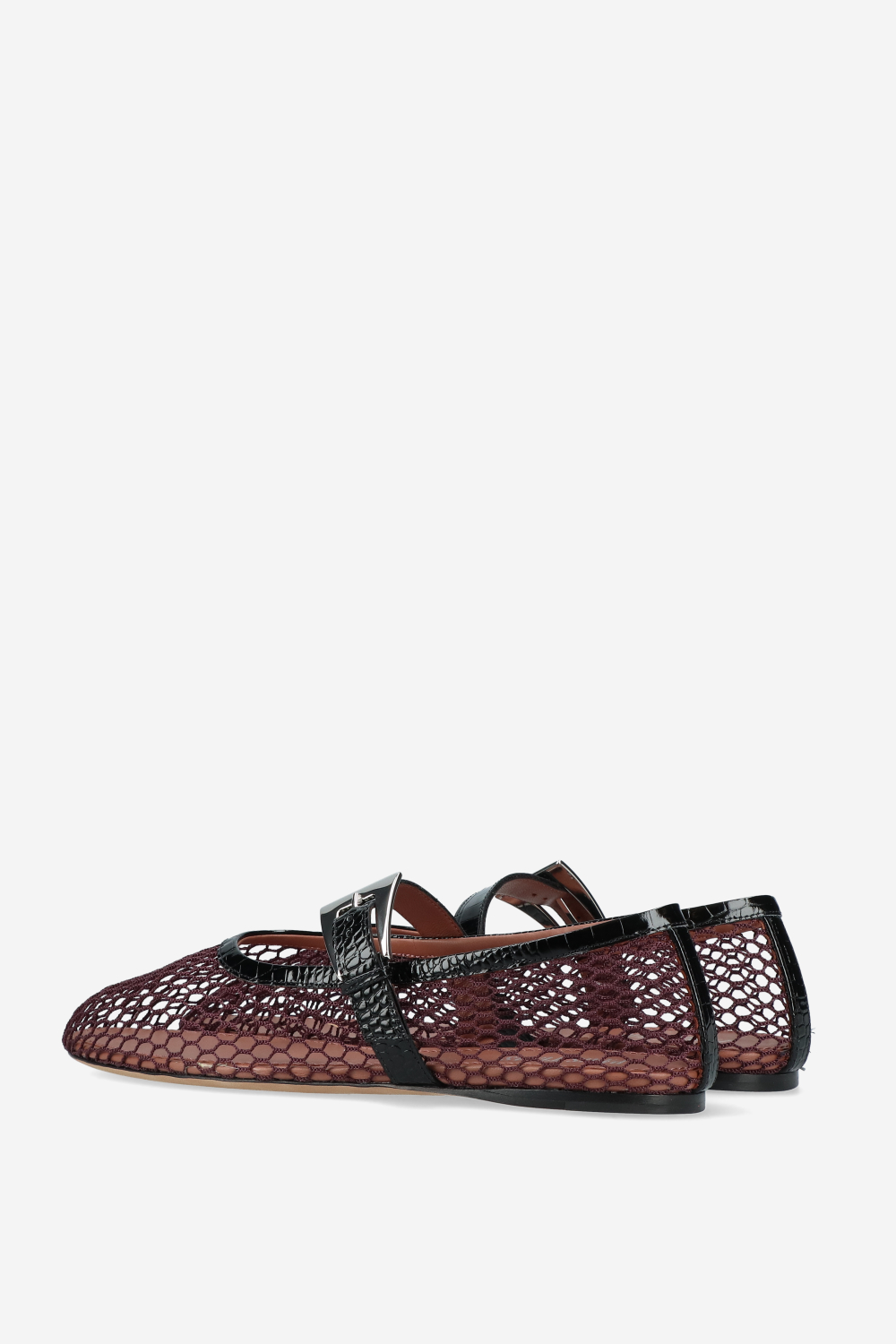Sveva buckle mesh ballet flat