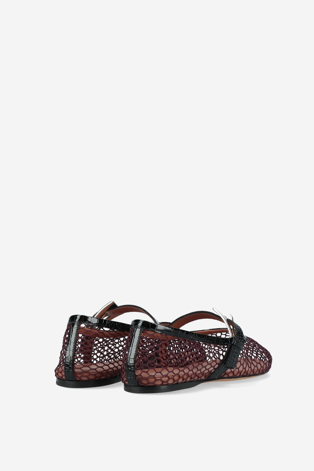 Sveva buckle mesh ballet flat