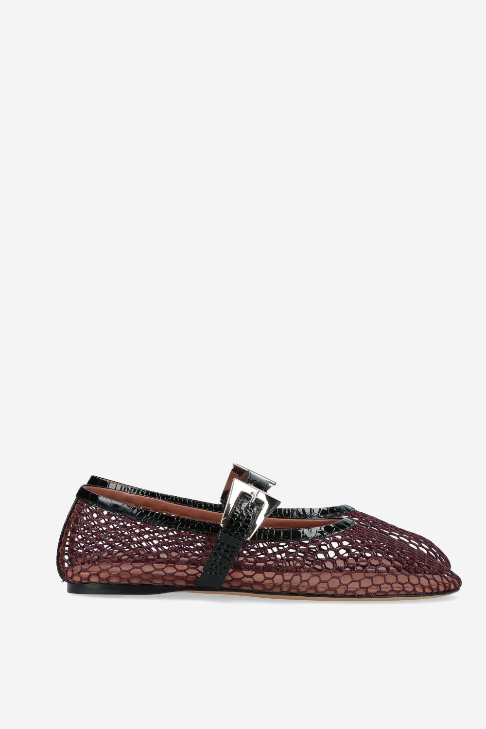 Sveva buckle mesh ballet flat