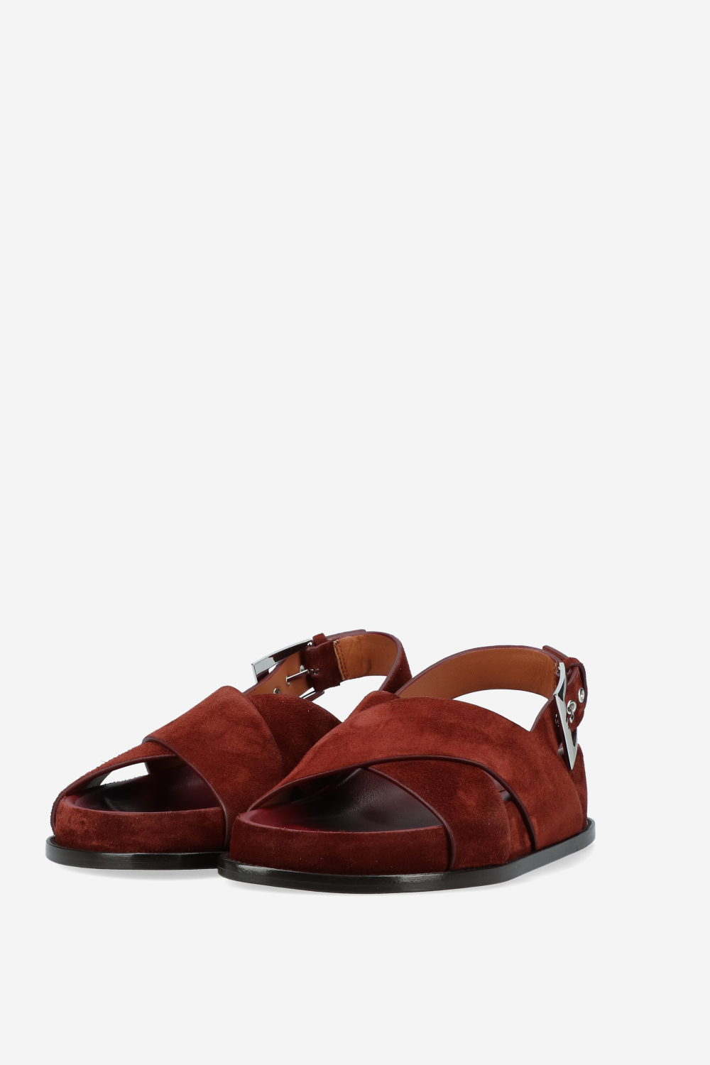 Brooklyn suede flat sandal