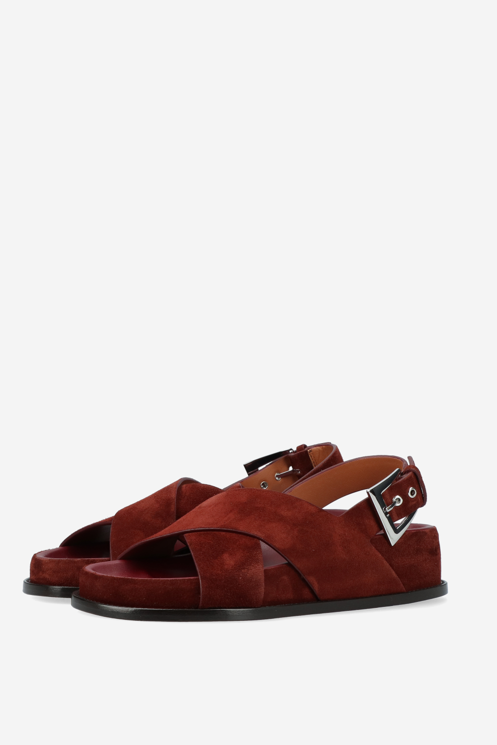 Brooklyn suede flat sandal