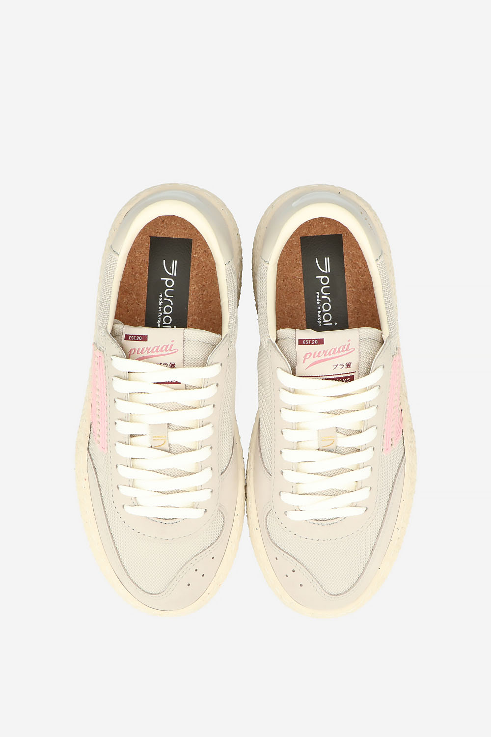 4.05 Polly mesh/suede sneakers