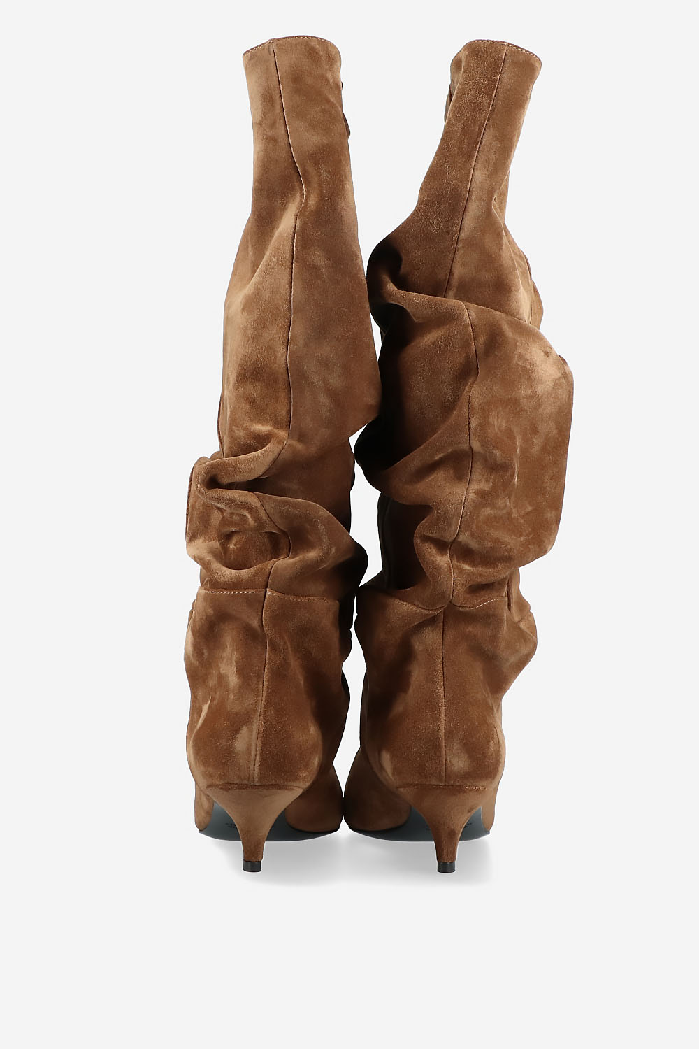 Slouchy suede boots