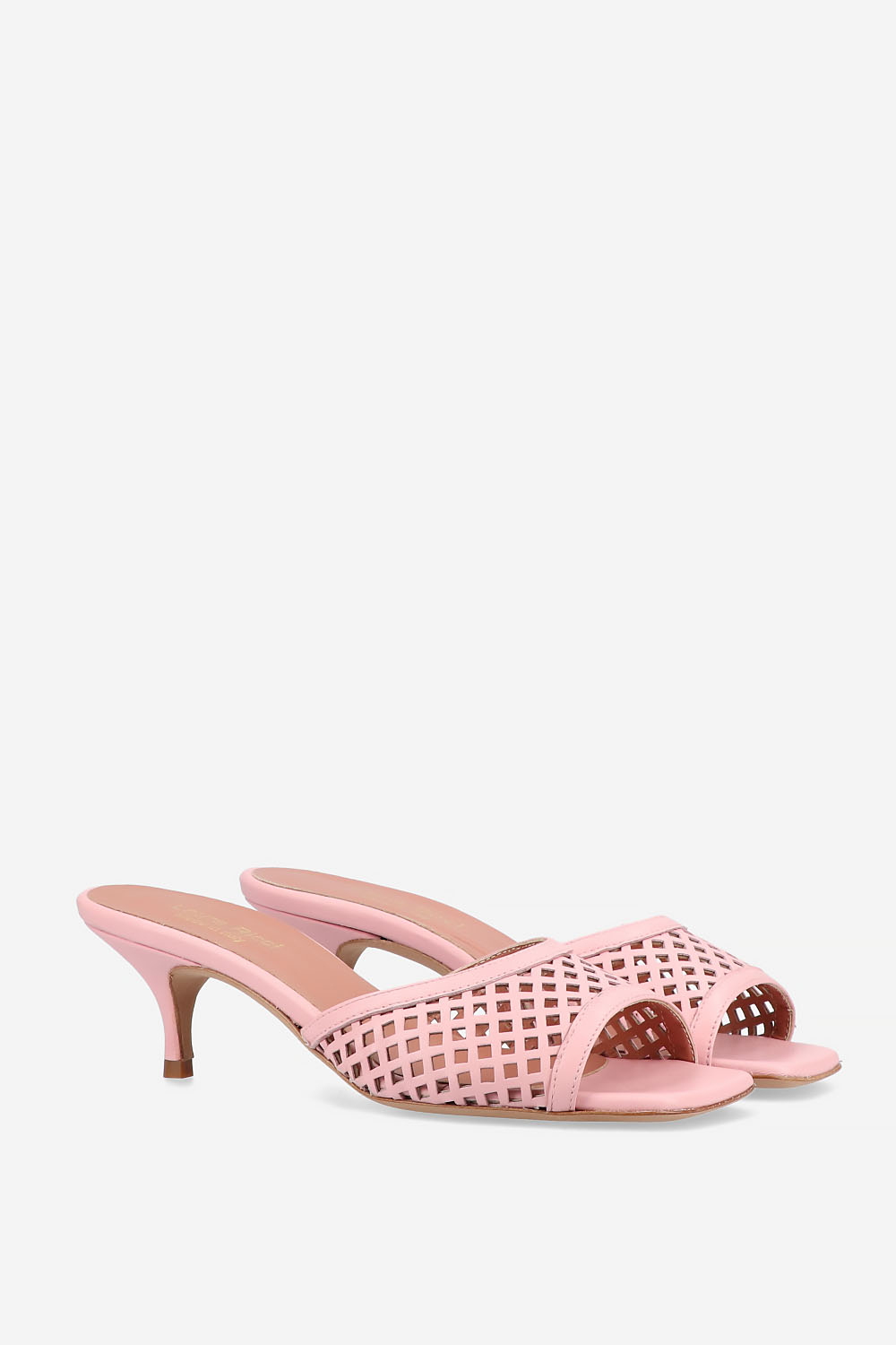 Laura Ricci - Perforated leather sandals