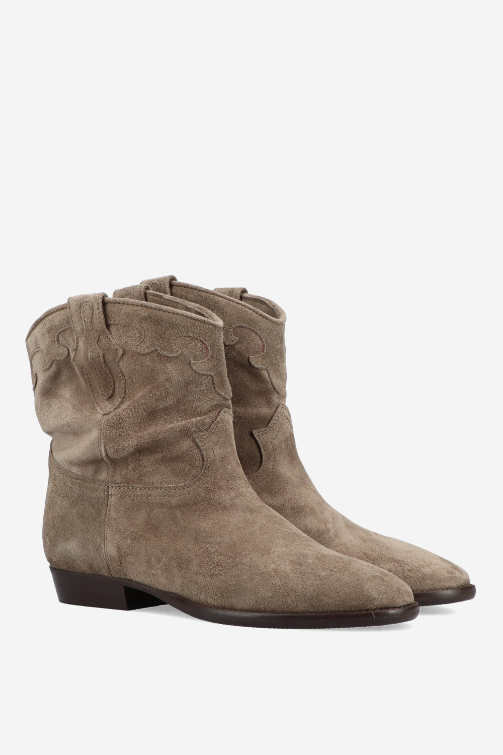 Suede ankle boots