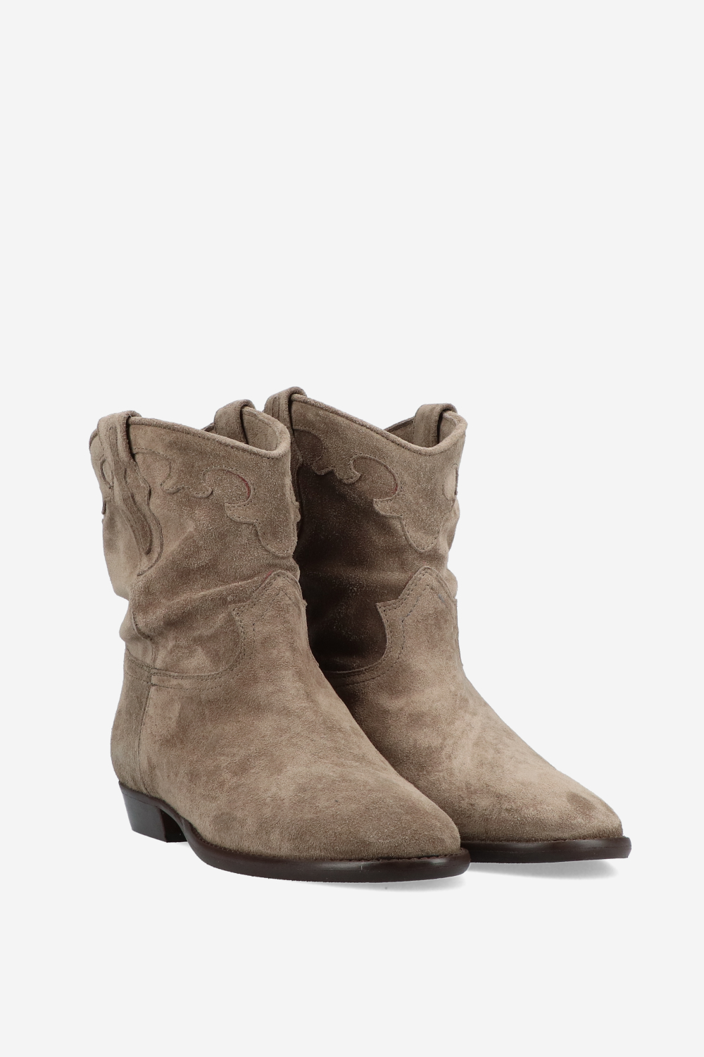 Suede ankle boots