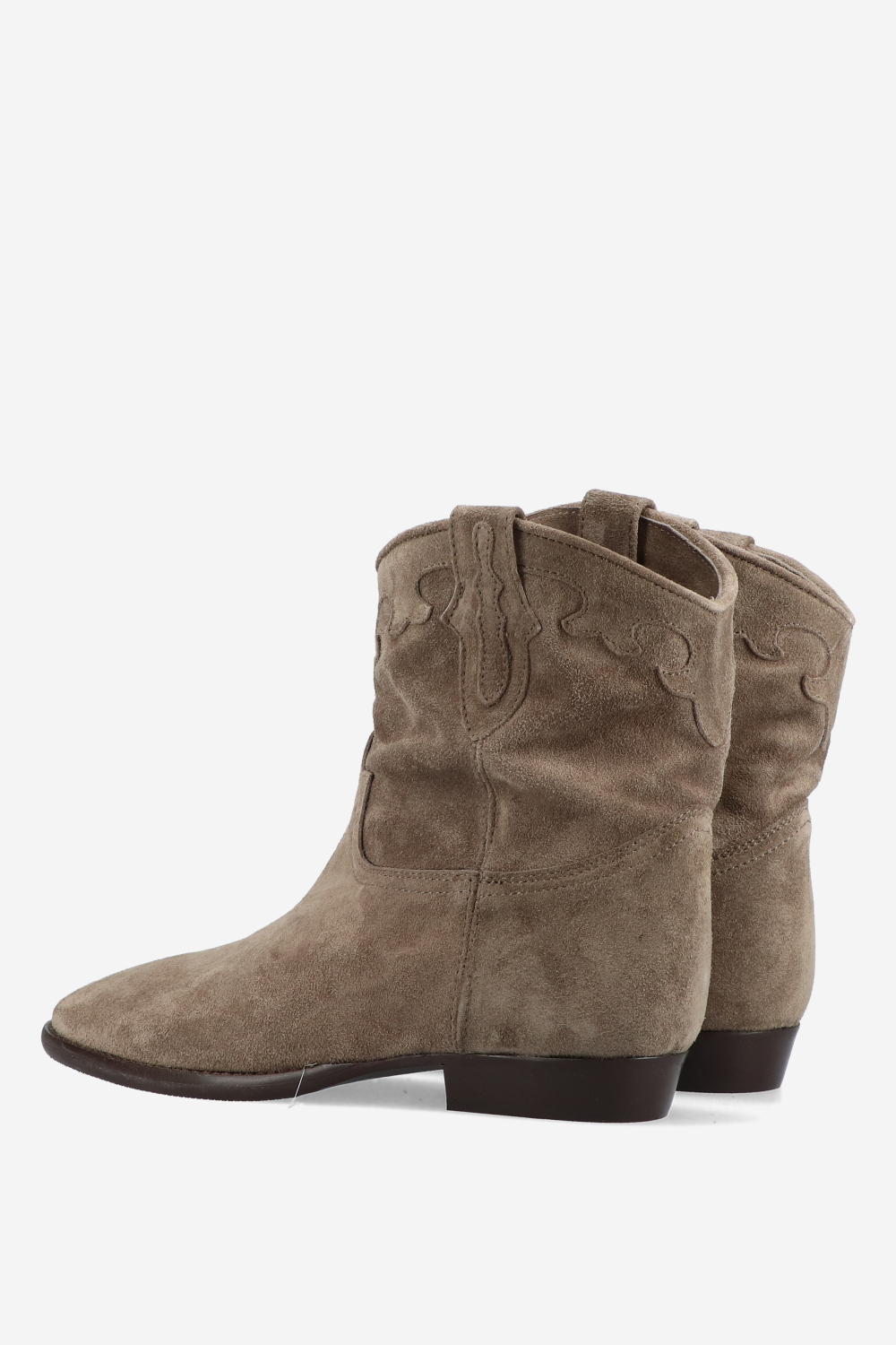Suede ankle boots