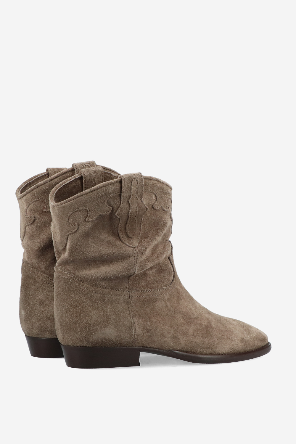 Suede ankle boots