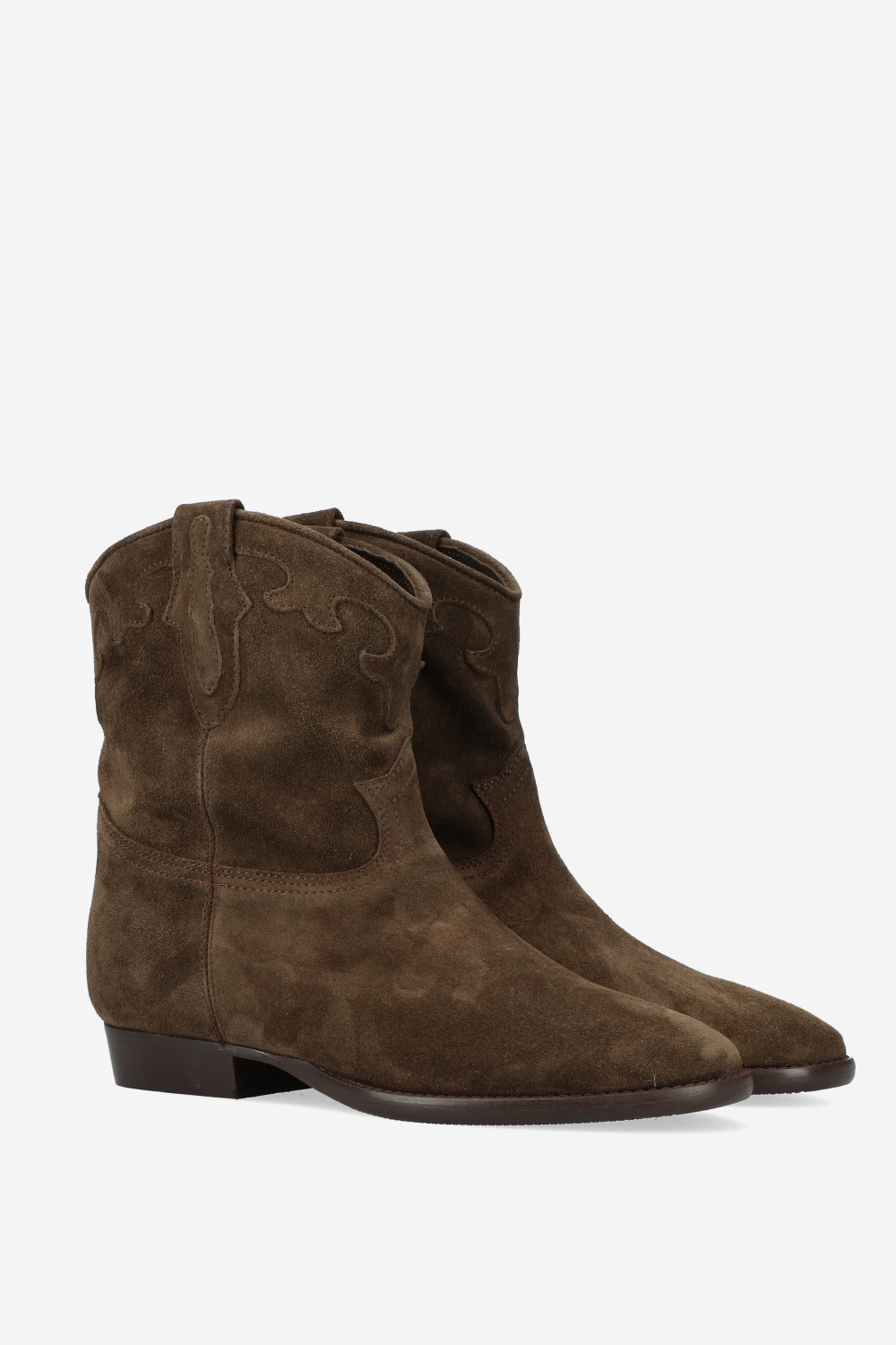 Suede ankle boots