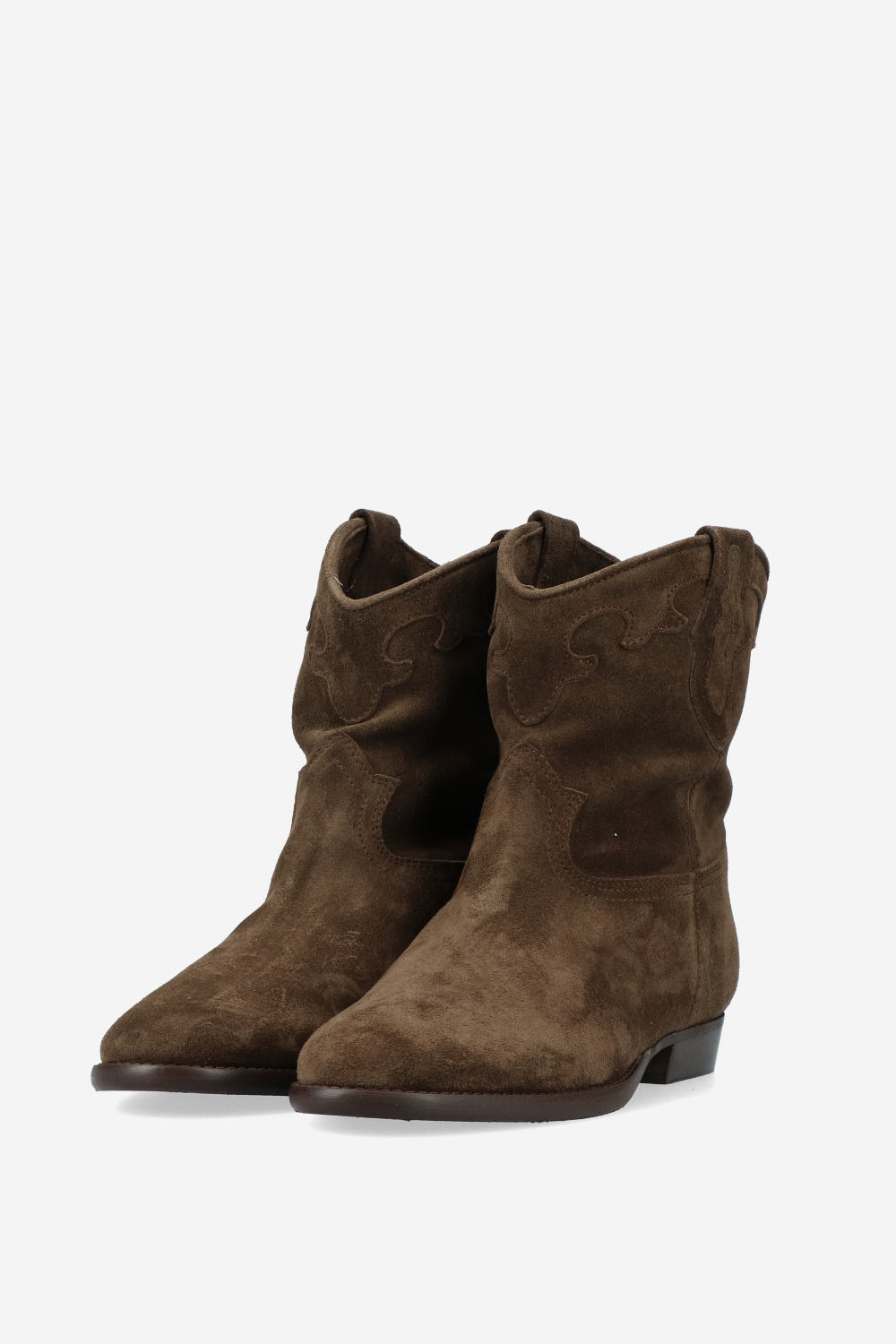 Suede ankle boots