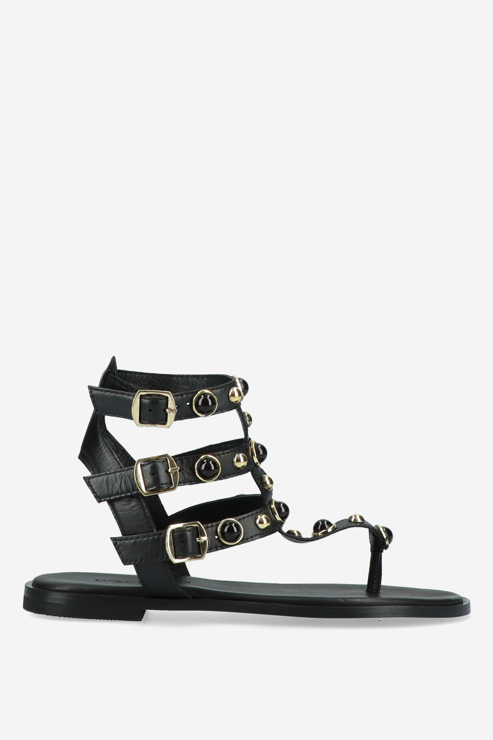 Luisa Rossini - Leather embellished sandals