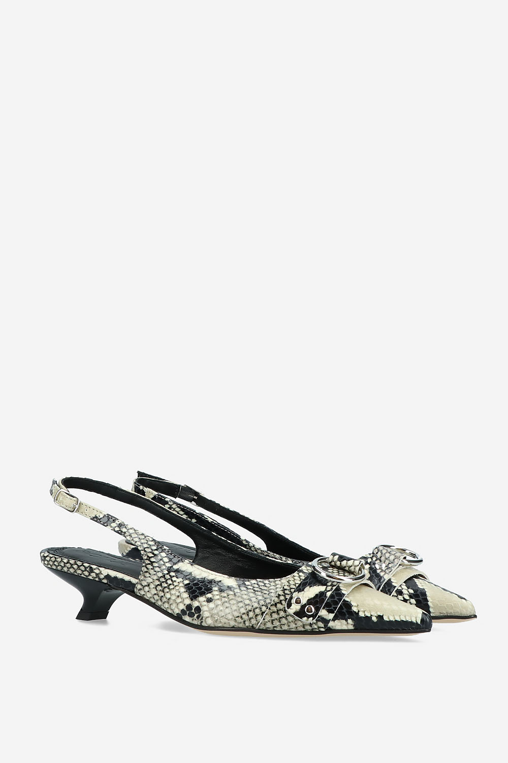Bad Habits leather slingbacks