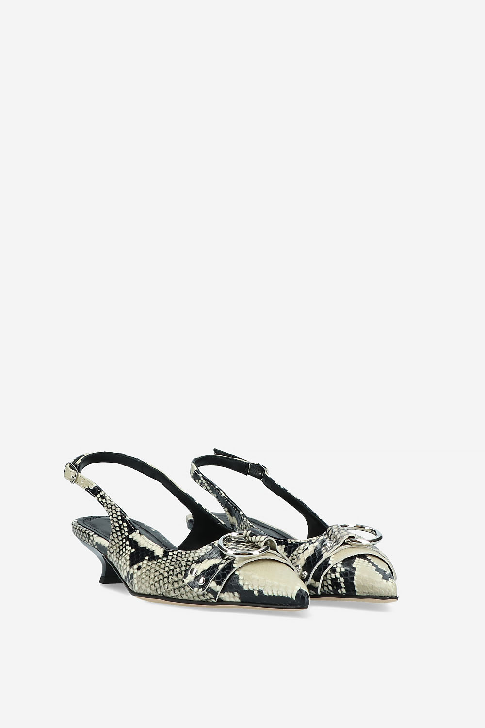 Bad Habits leather slingbacks