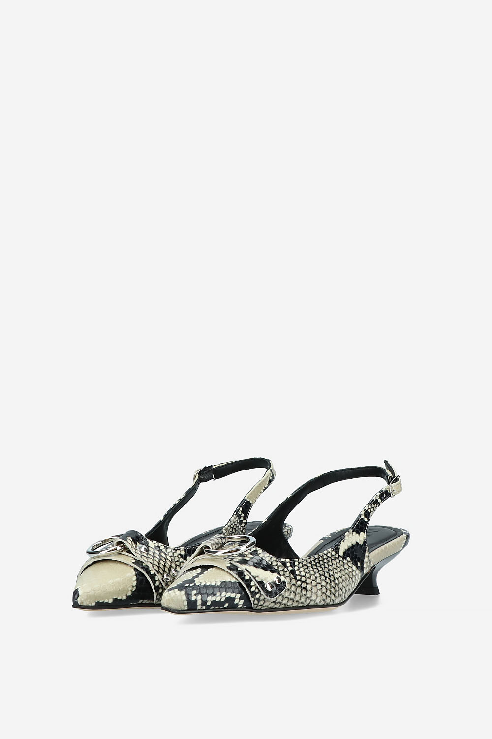 Bad Habits leather slingbacks