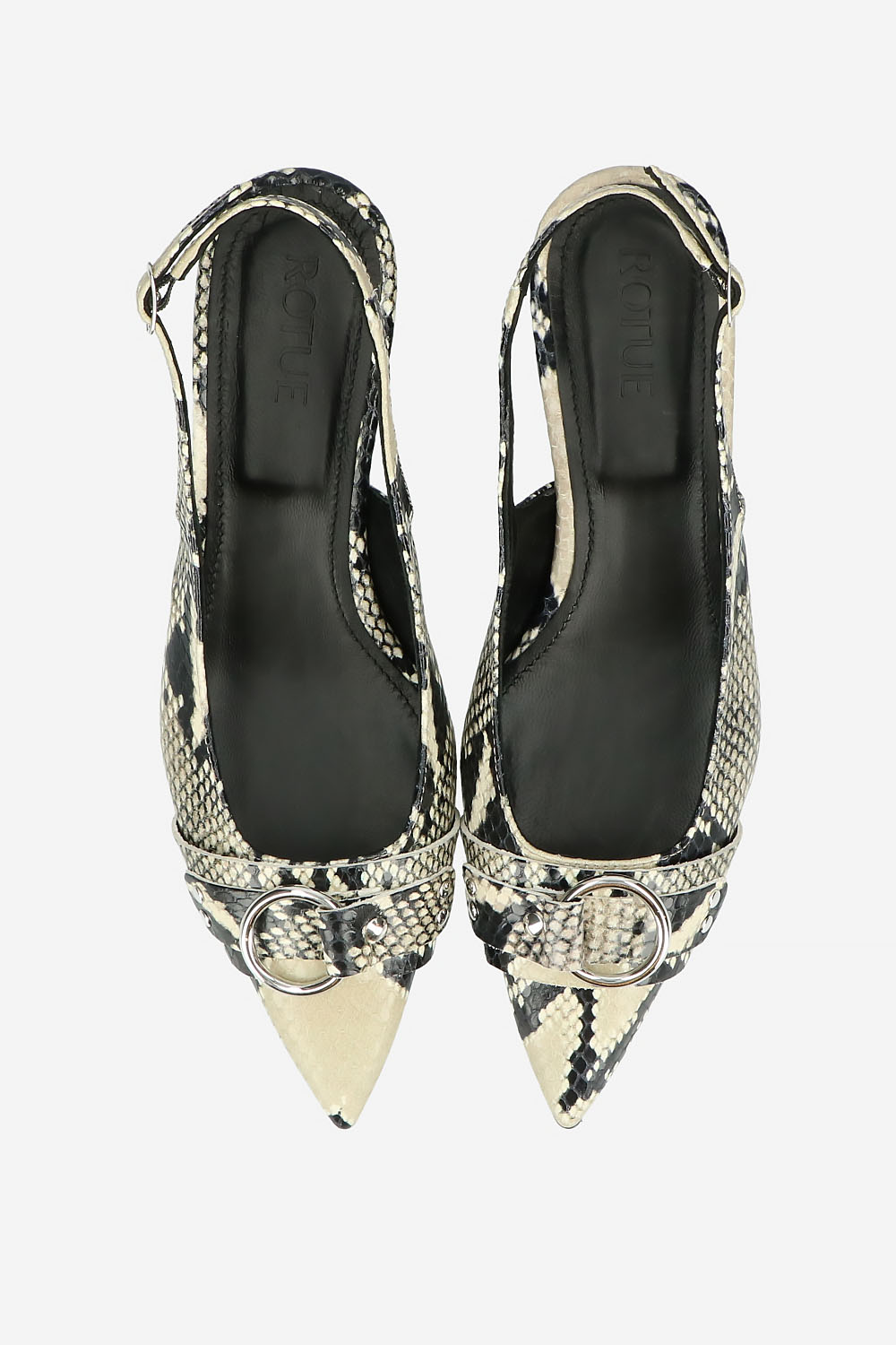 Bad Habits leather slingbacks