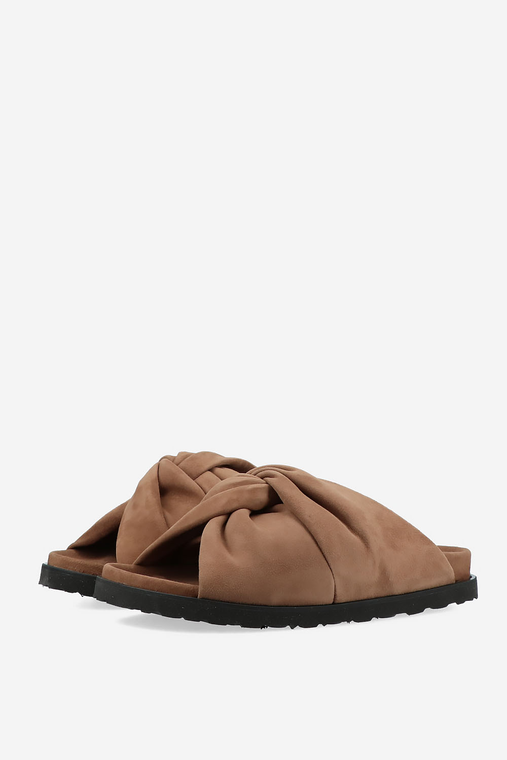 Fallin’ suede sandals