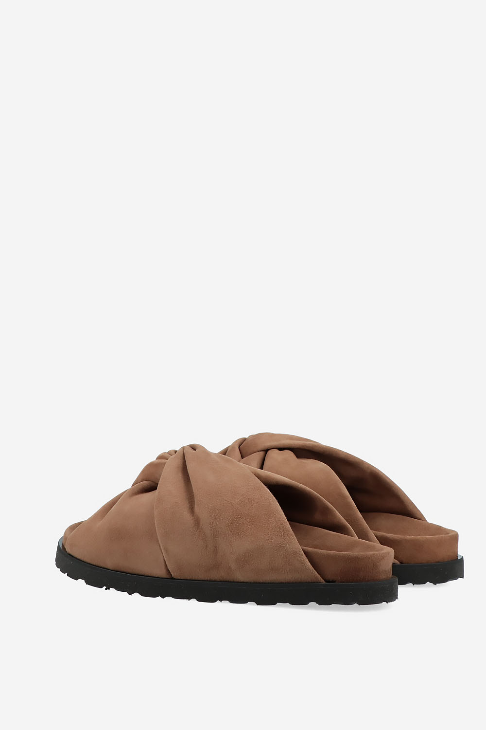 Fallin’ suede sandals