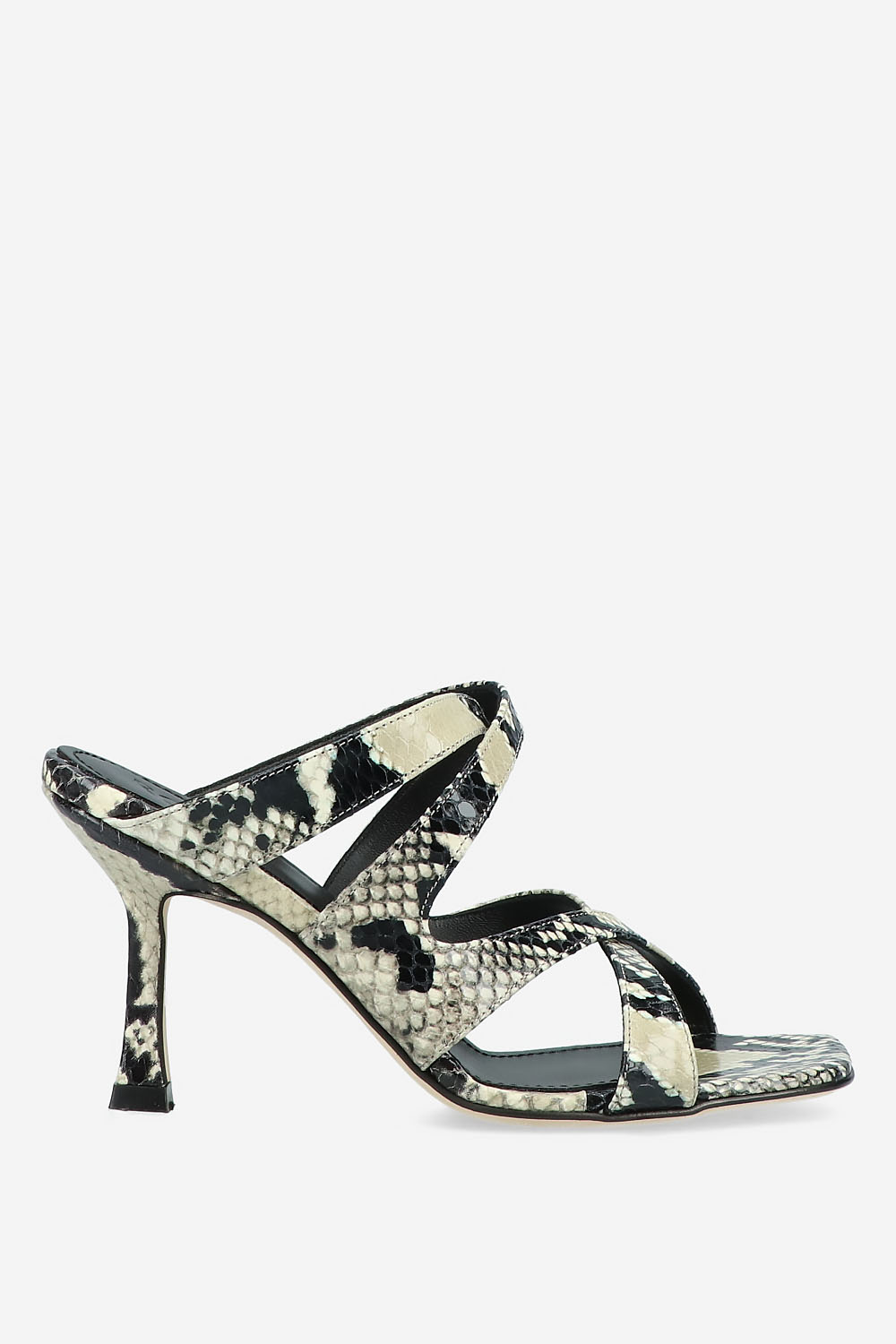 Rotue - Go Flex python leather heeled sandals