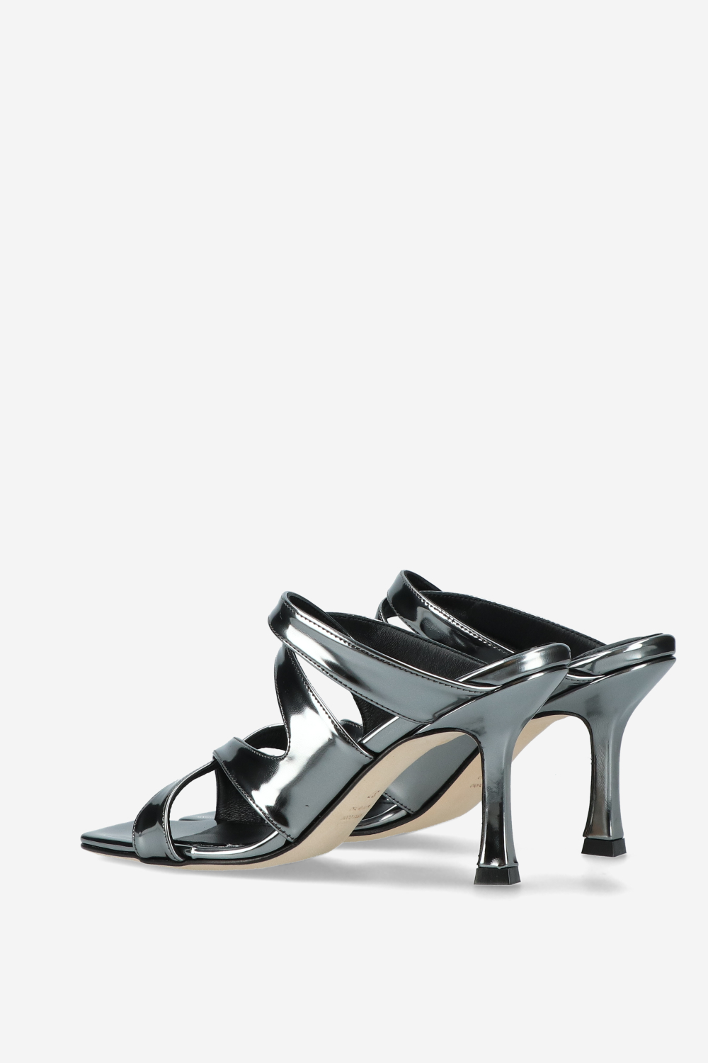 Go flex leather heeled sandals