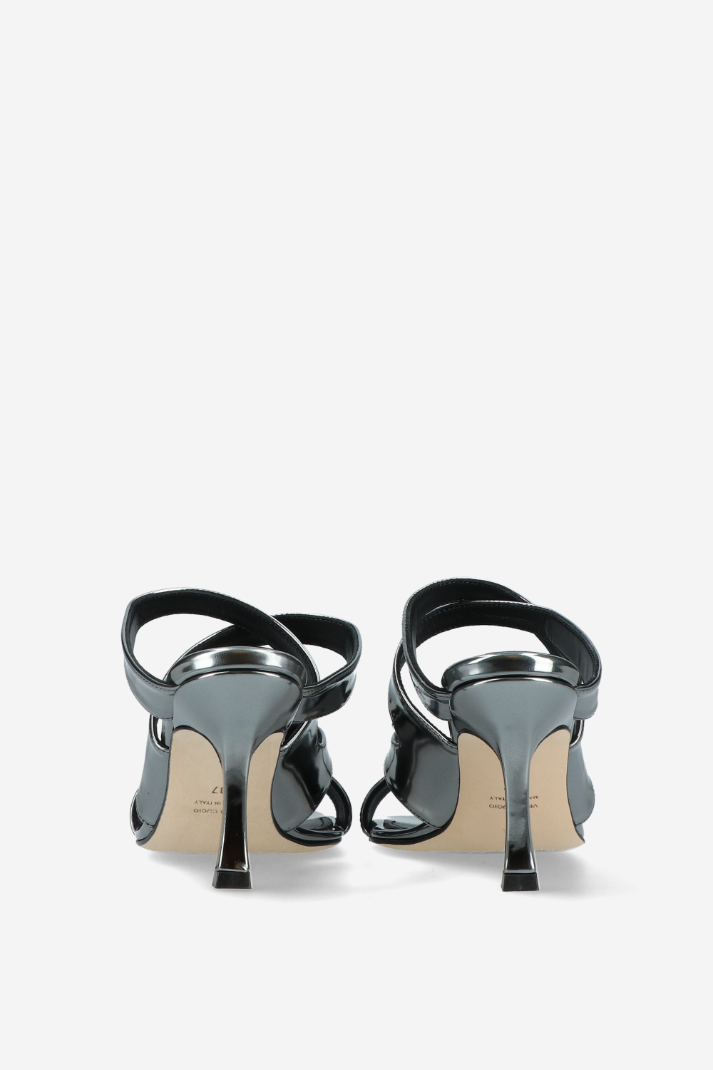 Go flex leather heeled sandals