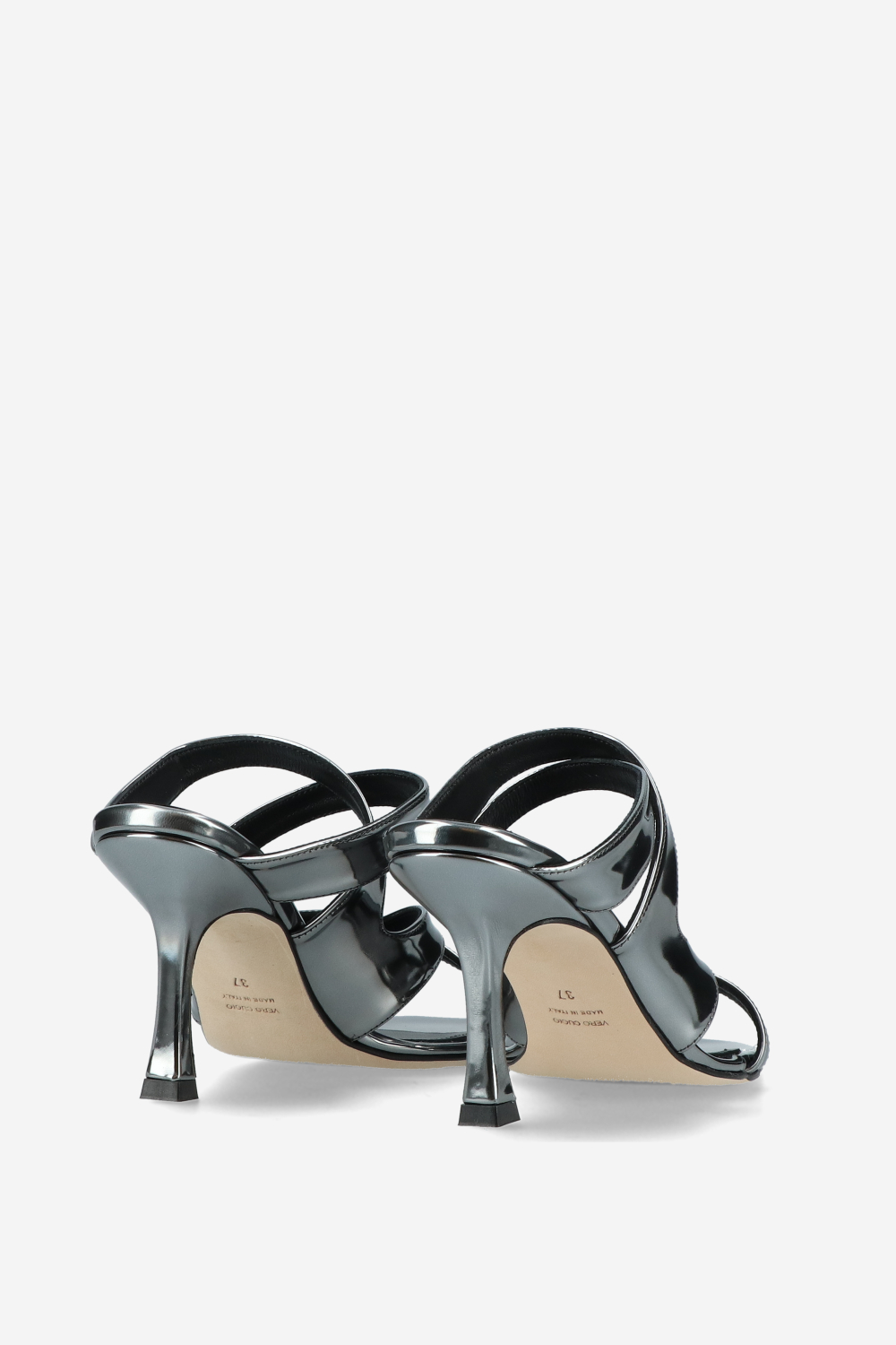 Go flex leather heeled sandals