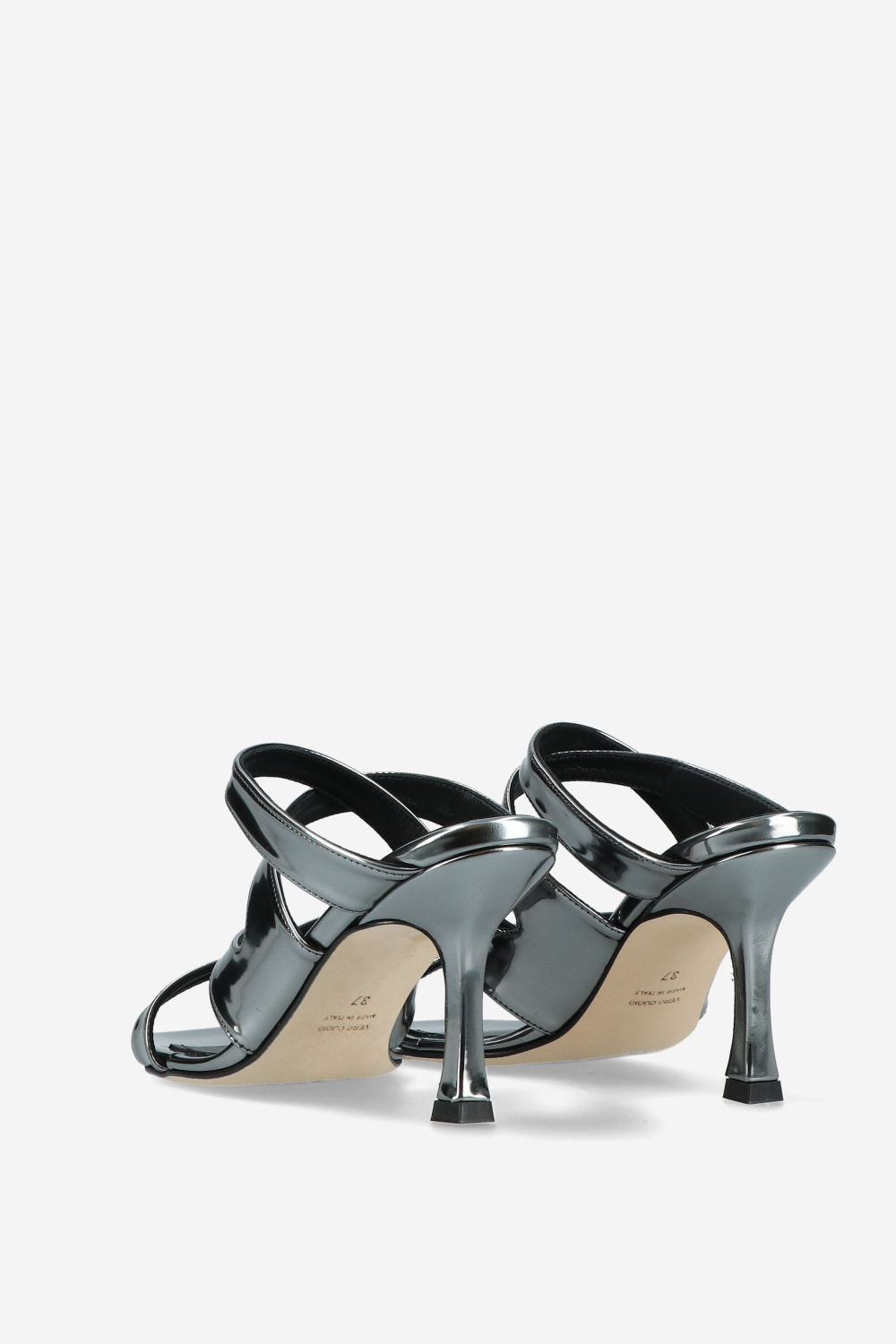 Go flex leather heeled sandals