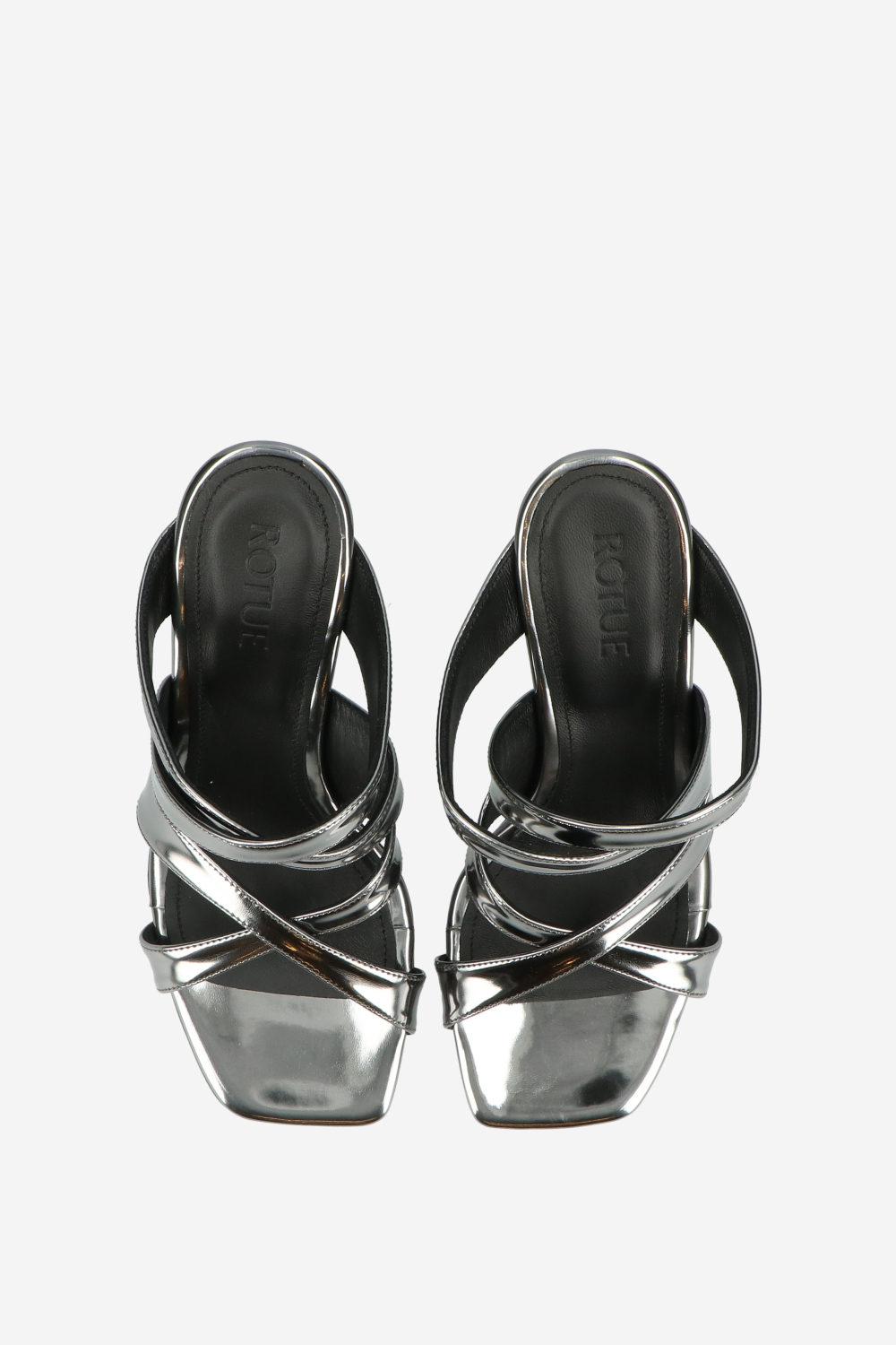 Go flex leather heeled sandals